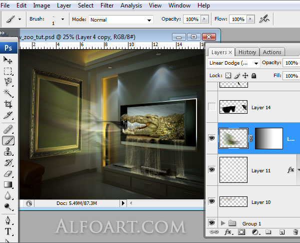 lcd plasma alive tv , midnight magic, zoo, zebra, crocodile, tv set, interior, mysterious room, horror room.